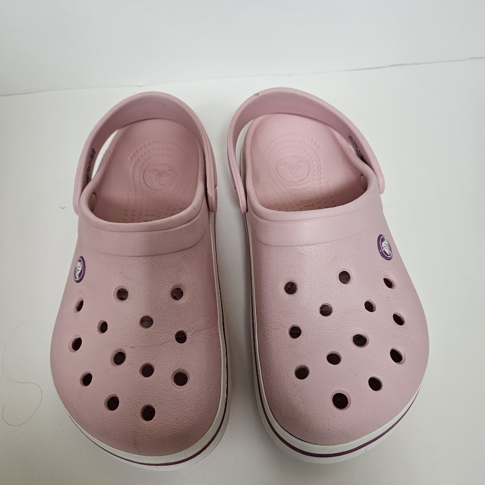 Kids Juniors Crocs Pink Clog  Size M5 - W7 Comfort Shoes
